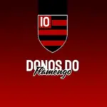 Aniversario Rubro Negro Convite Infantil Com Escudo de Time de Futebol