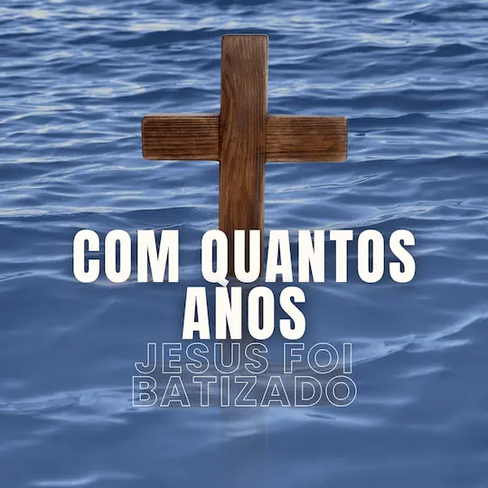 Batismo nas aguas fotografico azul Instagram post
