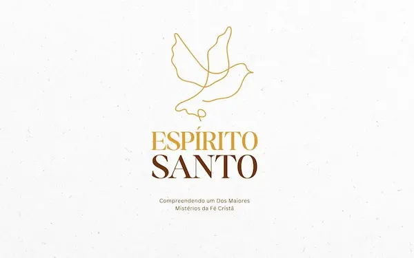 Dourado Minimalista Dia do Espirito Santo Story