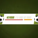 Green and White Modern Football YouTube Banner