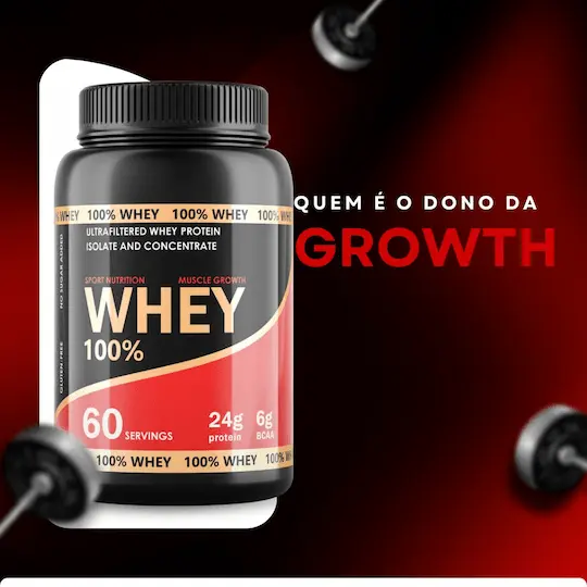 Instagram post para loja de suplementos corporativo vermelho