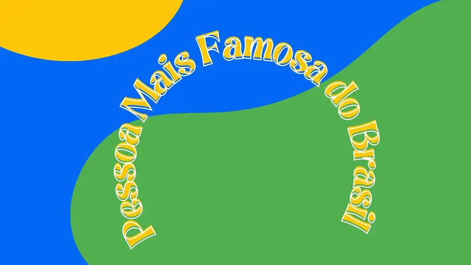 Papel de Parede Brasil Amarelo Verde e Azul