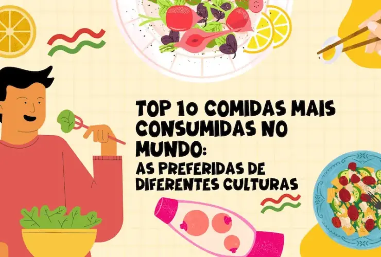 Yellow Illustrative Healthy Food Components Presentation