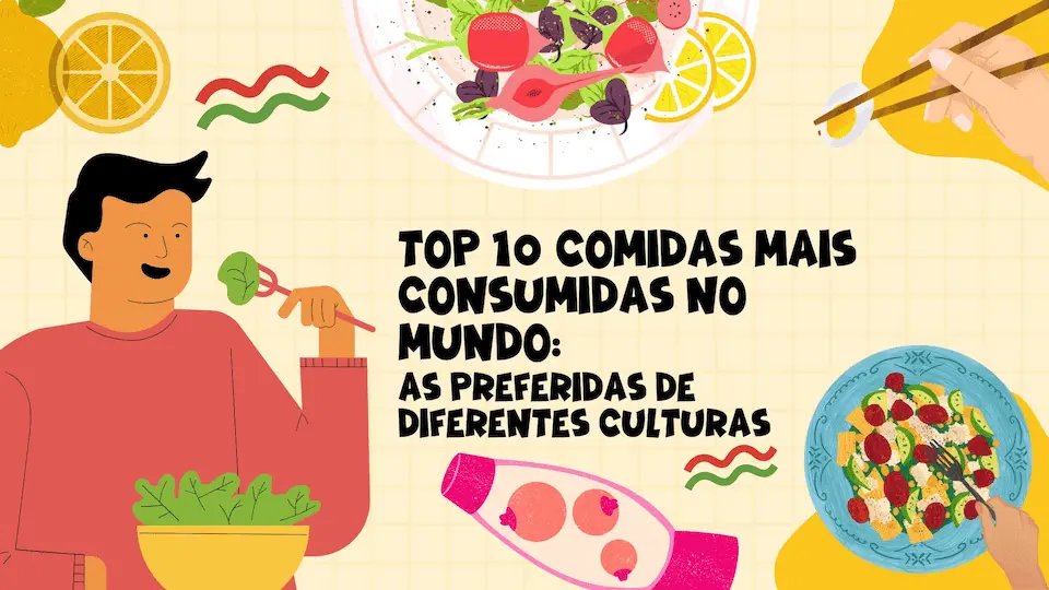 Yellow Illustrative Healthy Food Components Presentation