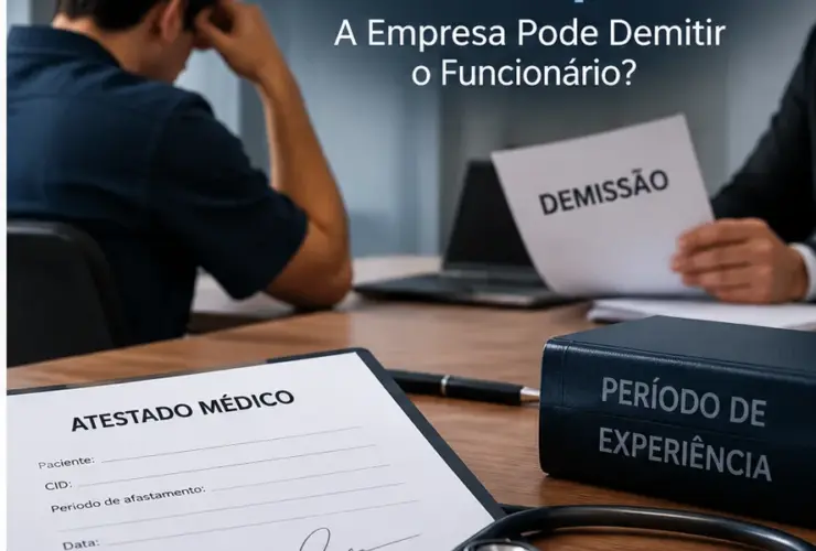 atestado medico no periodo de experiencia