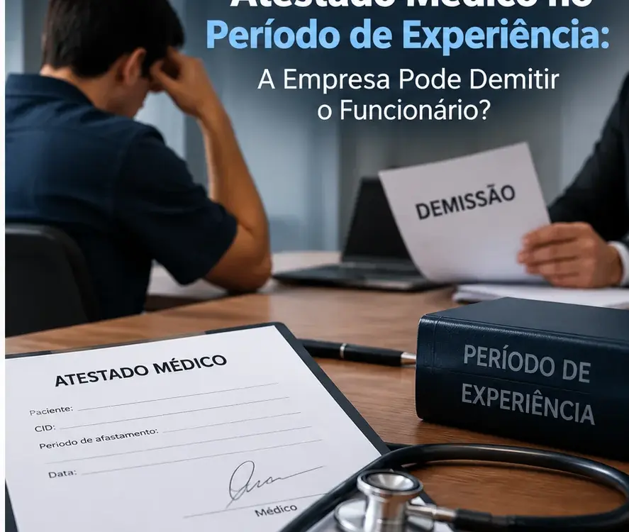atestado medico no periodo de experiencia